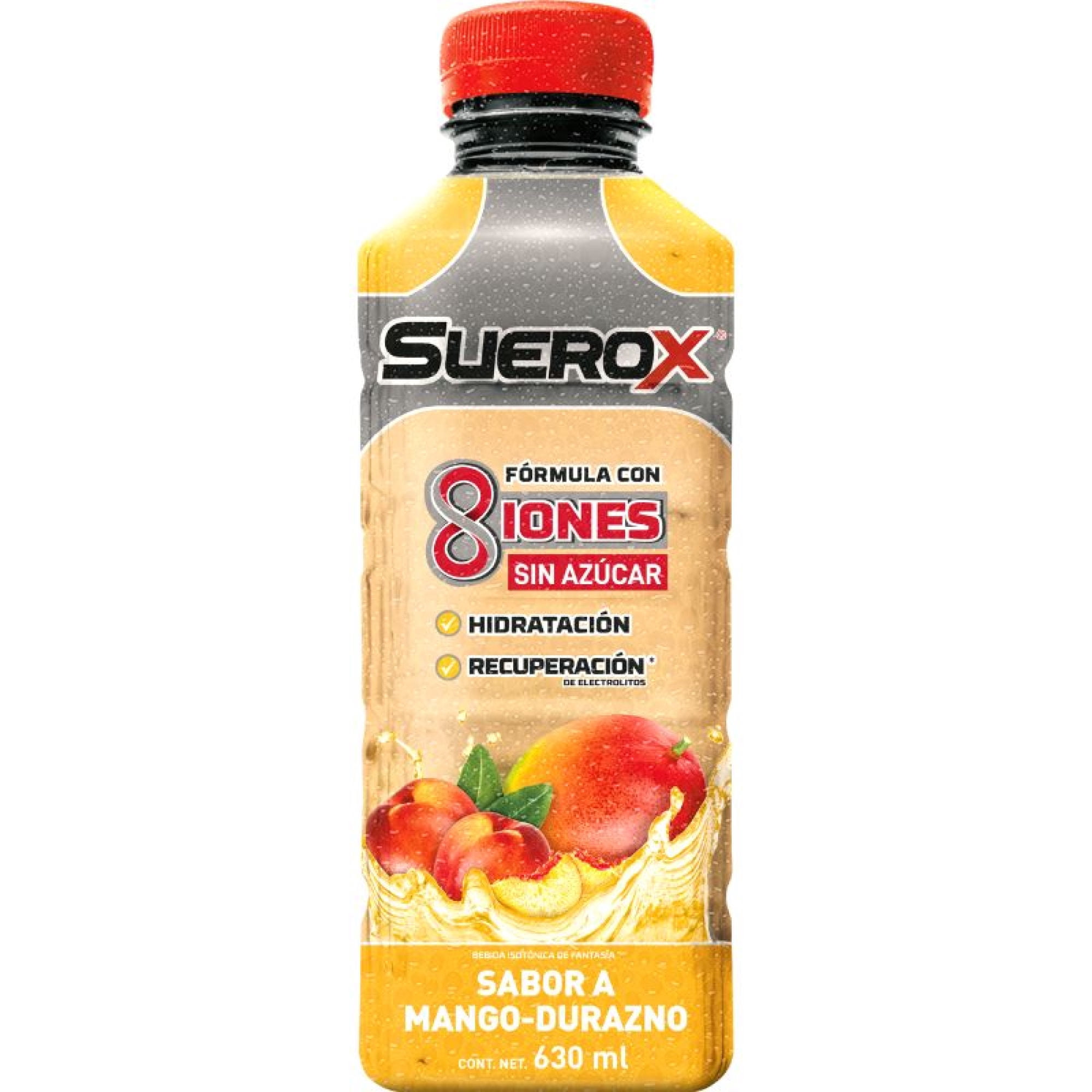Bebida Isotónica Durazno Mango Hidratacion Superior 630 ml Suerox