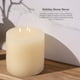 thumbnail image 4 of Pillar Candles Bask, color marfil jaspeado sin perfume, 15 cm de diámetro, 4 of 6