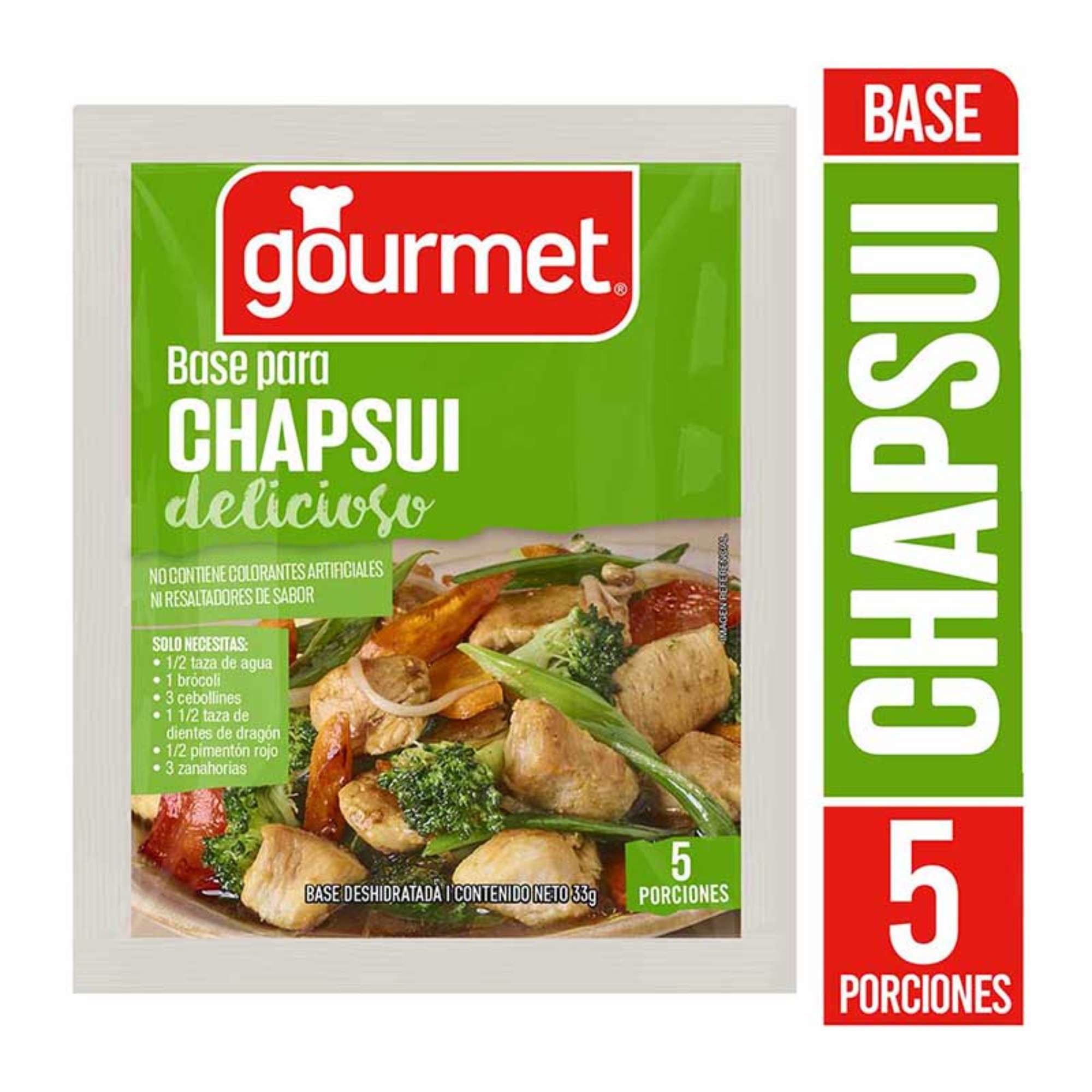 Base Para Chapsui (5 Porciones) Sobre 33 g Gourmet