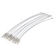 thumbnail image 3 of La etiqueta del equipaje del lazo del alambre del cable 10pcs coloca el alambre de acero inoxidable de las correas, 3 of 6