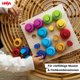 thumbnail image 4 of Clasificador de formas de anillos para clasificar y apilar HABA Rainbow Whirls, 4 of 7