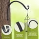 thumbnail image 3 of Ganchos de pared para colgar plantas, 35 cm, paquete de 2 unidades, Feed Garden, negros, 3 of 7