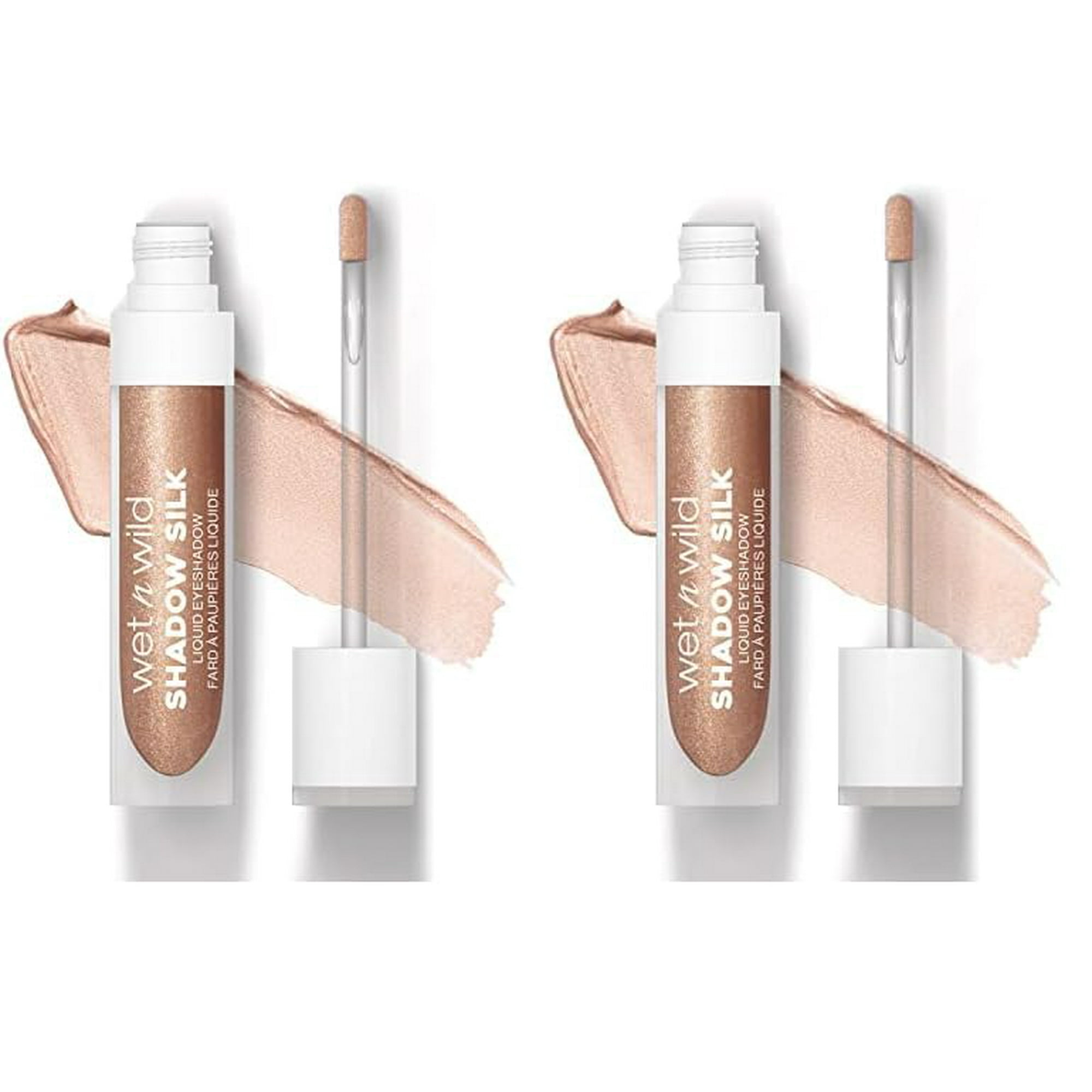 Sombra De Ojos Líquida Wet N Wild Shadow Silk Lunar Beige, Paquete De 2