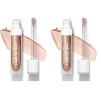 Sombra De Ojos Líquida Wet N Wild Shadow Silk Lunar Beige, Paquete De 2