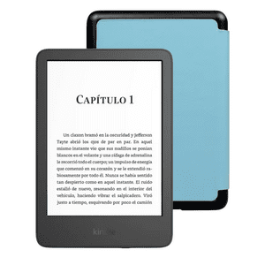 Kindle Paperwhite 7"" 2024 16 Gb Sin Publicidad Con Funda Premium Celeste
