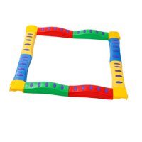 Magideal - Coordinación Habilidades Motoras Escalones Para Niños Antideslizantes Múltiples Formas De Jugar Promover El Equilibrio Vigas De Equilibrio Para Niños 8 Recta 4 Muelle