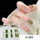thumbnail image 3 of Fashionable 3D Glossy Nail Strips - Self-Adhesive Nail Polish Stickers for Women - Full Wraps for DIY Nail Art Decals, 3 of 3