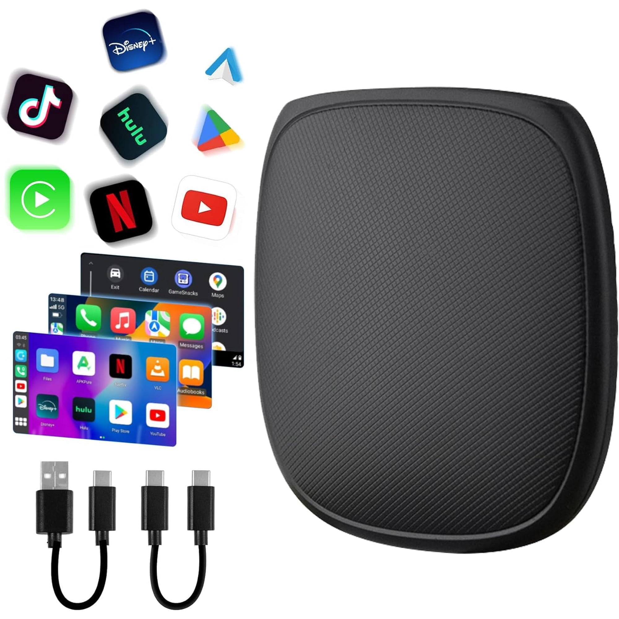 Minjielaa Magic Box 3.0 Max Carplay Inalámbrico Y Android Auto