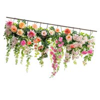 Magideal - Pegatinas De Flores Para Ventana, Calcomanías Para Vidrio, Decoración Elegante Para El Hogar, Ambiente, Multicolor, Para Oficina, Balcón, Dormitorio, Tipo B