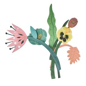 Magideal - Flor De Papel Tarjeta De Decorativa Ramo Arte Planta Para Boda, Fabricación De Manualidades, Tienda, Álbum De Recortes,