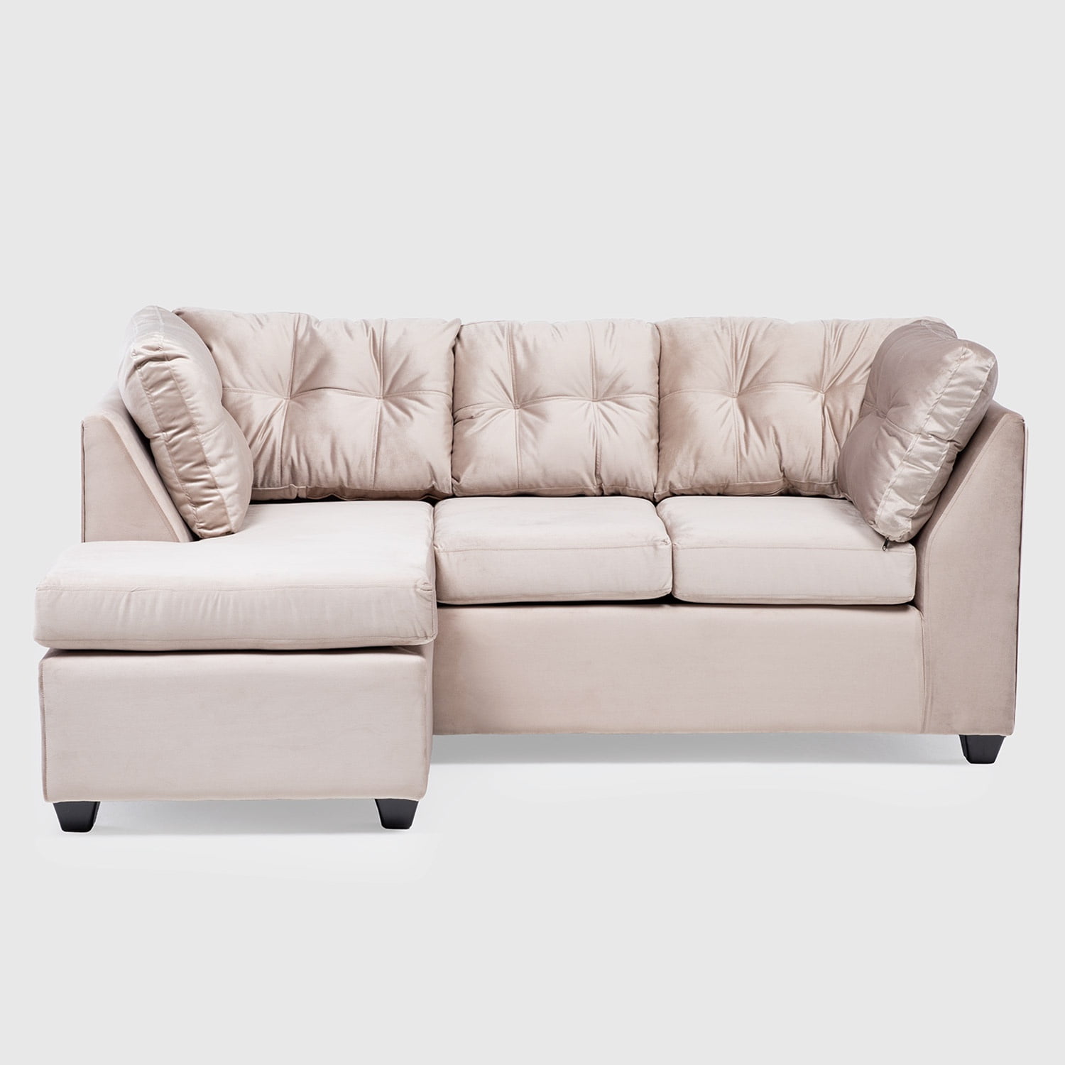 Muebles Mpr - Seccional Bonsai Felpa Beige