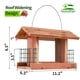 thumbnail image 2 of Comedero para aves Solution4Patio de cedro estadounidense, a prueba de ardillas, 2 of 9