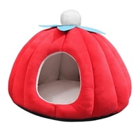 Ioensy - Cama Para Gatos Con Forma De Calabaza Cerrada, Tienda Para Perros Pequeños, Cama Escondida L