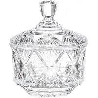 Oem - Bombonera Azucarero Caramelera Decorativa De Vidrio 12X15Cm