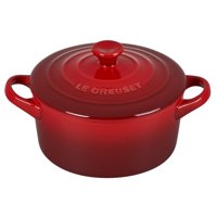 Mini-Round Cocotte Le Creuset, Gres, 414 Ml, Color Cereza