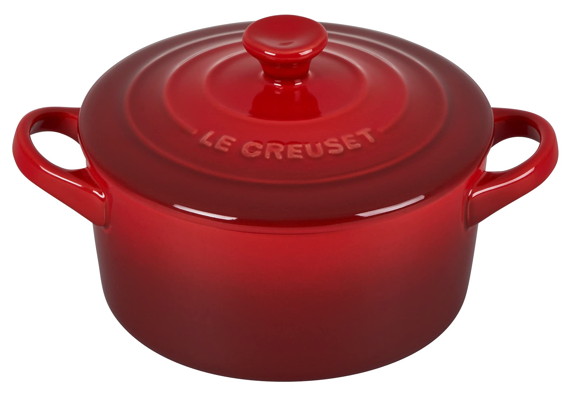 Mini-Round Cocotte Le Creuset, Gres, 414 Ml, Color Cereza