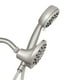 thumbnail image 2 of Sistema de ducha Waterpik One-Touch Dual 2 en 1 de níquel cepillado, 2 of 3