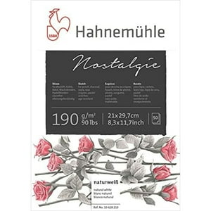 Block Dibujo Hahnemuhle Nostalgie 190Gr 50Hjs 21X29Cm