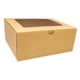 thumbnail image 2 of Set 100 Cajas Craft Con Ventana 25x20x10cm Desechable Carton, 2 of 3