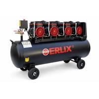 Titan Tools - Compresor De Aire Oil Free 100L 2400W Pantalla Digital 8 Bar Alto Rendimiento Monofásico Negro