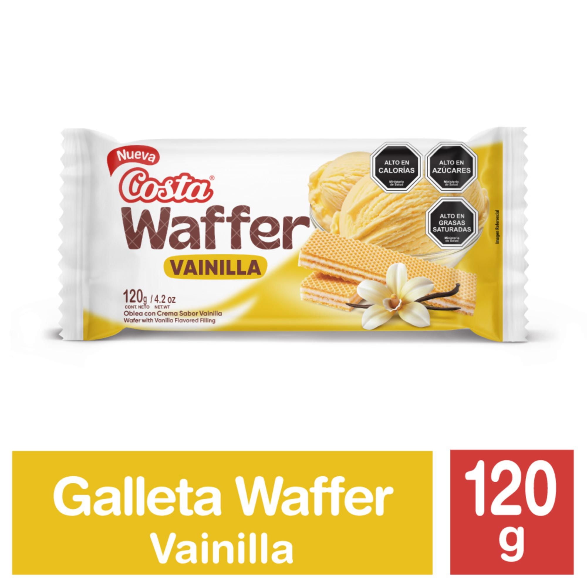 Galleta Oblea Waffer Vainilla 120 g Costa