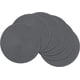 thumbnail image 1 of XmhyTop Juego de 6 Manteletes Redondos Individuales de Algodón Premium, Antideslizantes con Textura Gruesa, Resistentes al Calor, Estilo D, 38cm, Color Gris oscuro, 1 of 5