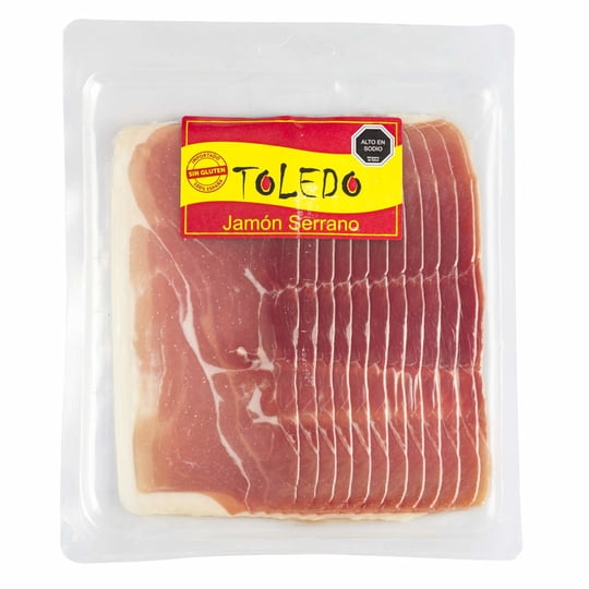 Jamón Serrano Al Vacío 180 g Toledo