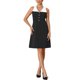 thumbnail image 1 of INSPIRE CHIC Vestido Vintage de Mujer con Cuello, Sin Mangas, Decoración de Botones, Cóctel de Noche, Línea A, Mini Vestidos 2XL Negro, 1 of 5