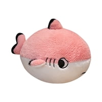 Magideal - Linda Almohada De Peluche Con Apariencia De Tiburón, Juguete De Peluche Para Niños, Almohada Práctica Suave Y Cómoda Para El Cuello, Decoraciones Rosa 25Cm