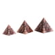 thumbnail image 1 of 3 Unids/set Metal Pirámides Egipcias Recuerdo Arquitectónico Urna De Recuerdo Cobre, 1 of 3