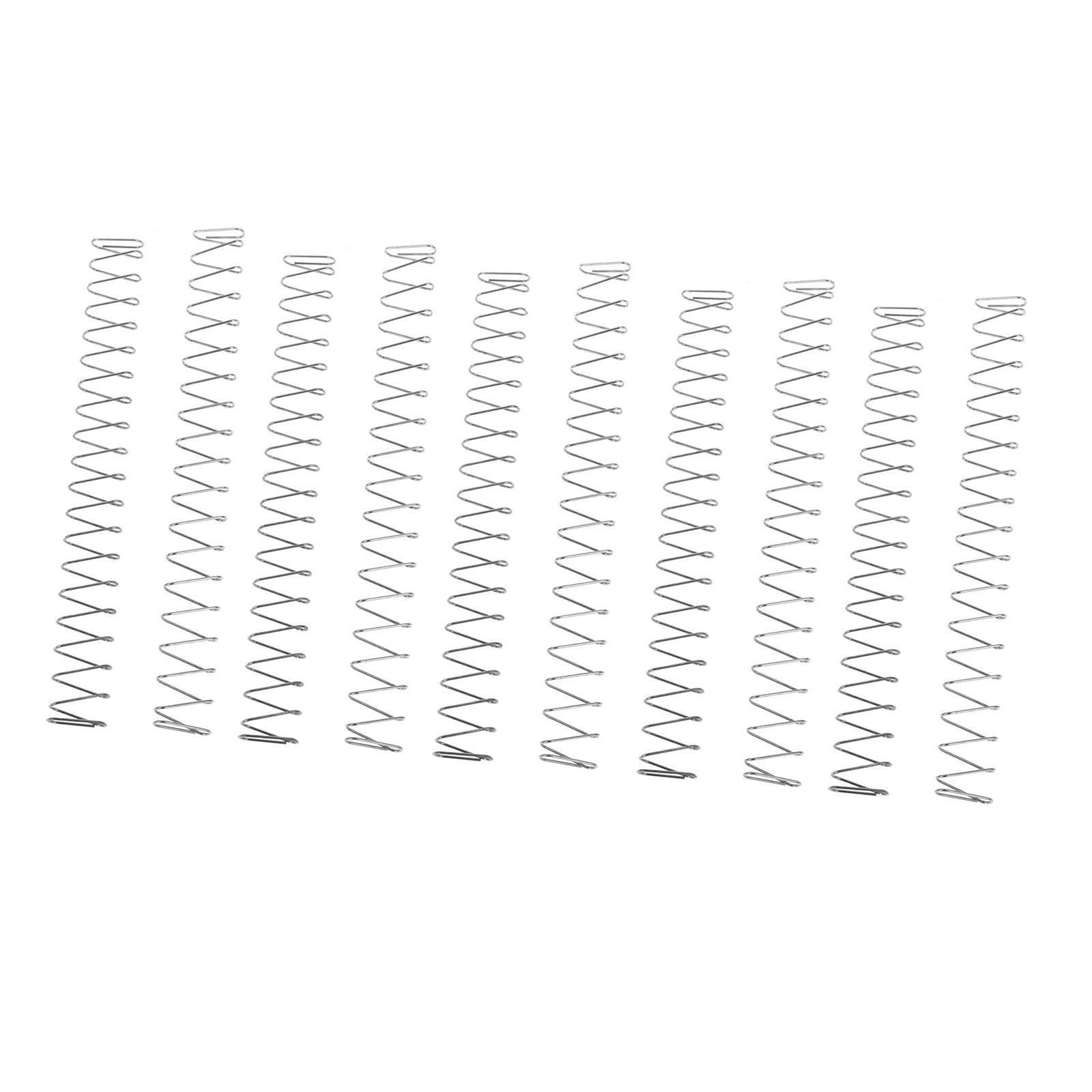 Magideal - 10 Piezas De Resorte De Compresión, Resorte De Hierro Rectangular, Resorte De Alambre Cuadrado Para Reparación De Amortiguación De Impactos De Garaje, 19 X 21 X 07 Cm