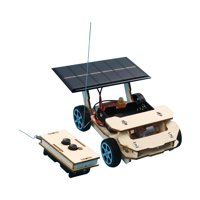 Bothyi - Coche De Madera Con Energía Solar, Modelo De Coche Eléctrico Para Niños, Niñas, Niños