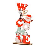 Bothyi - Decoración De Mesa Navideña, Letrero De Madera Con Letras Para Dormitorio, Encimera, Escritorio, Bienvenida