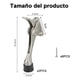 thumbnail image 2 of Pack 2 Topes Puerta Abatible Con Tornillos Plateado, 2 of 3