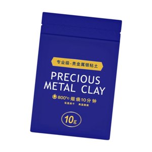 Magideal - Arcilla Metálica Para Joyería Artesanal Con Alto Contenido De Plata Material Para Hacer Collares Pulseras Anillos Y Dijes Ideal Para Principiantes Y 10 Gramos