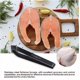 thumbnail image 3 of Juego de pinzas para enchapar Yioeecf Chef, acero inoxidable, 6 piezas, 3 of 6