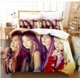 thumbnail image 1 of Black_pink 3 Pcs Comforter Set with 2 Pillowcases,Blackpin_k Bedding Set Sheet Set for Kids Adults,All Season Lightweight, 1 of 5