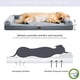 thumbnail image 3 of Cama Ortopédica Para Perros Con Forma De Huevo Para Perros Grandes Color Gris, 3 of 7