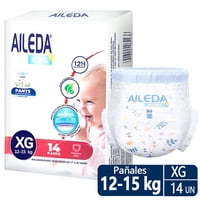 Pañales Pants Aileda Infantil Aileda - Tamaño Xg (12-15 Kg) 14 Unidades Paquete Portátil Sin Género Específico