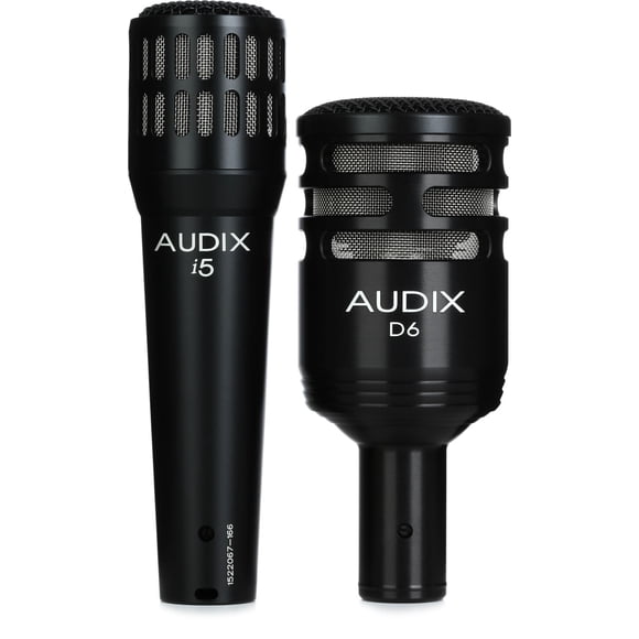 Micrófono AUDIX KSCOMBO D6/i5 Kit de Micrófonos para Batería - Negro