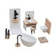 thumbnail image 4 of Juego De Baño Para Casa De Muñecas, Decoración Clásica Para Casa De Muñecas, Muebles En Miniatura, Juguetes, 1/12, 4 of 5
