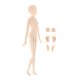 thumbnail image 4 of BJD Girl Doll Cuerpo Desnudo 22 Movible Articulado 29cm DIY Dress Up Juguetes Desnudos Con Contorno De Ojos, 4 of 5