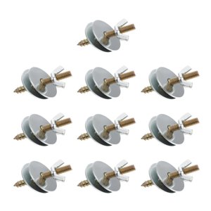 Ioensy - 10X Tuercas Y Tornillos Para Hacer Perchas Para Pájaros, Juguetes Para Loros, Soporte De Entrenamiento Para Pájaros