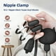 thumbnail image 2 of 1 set, Rechargeable Vibrating Nipple Clamps with Remote Control - 10 Modes of Stimulation for Couples and Solo Play - Strong Sucking Massager for Enhanced Pleasure, 2 of 2