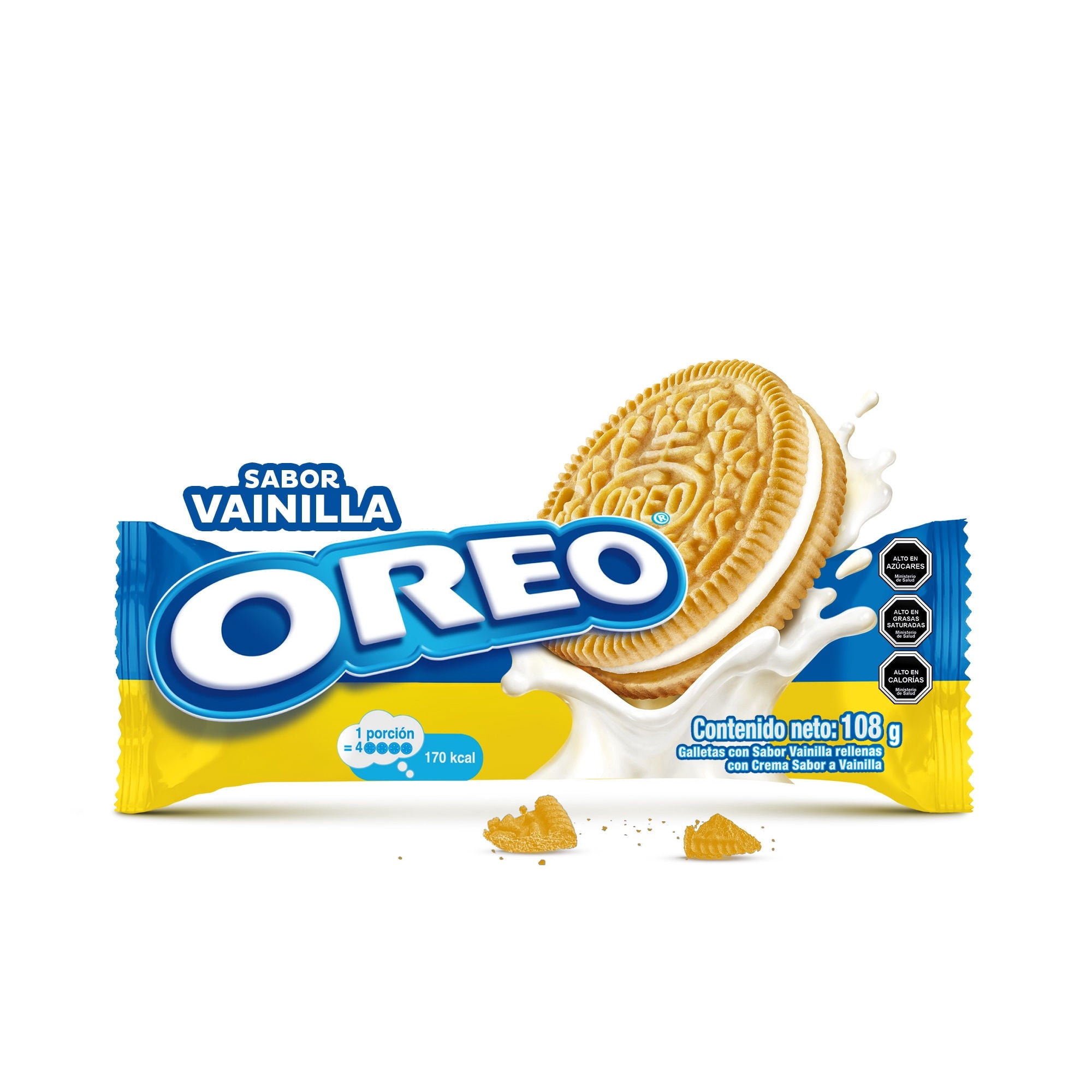 Galleta Vainilla Crema Vainilla 108 g Oreo