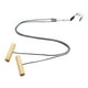 thumbnail image 2 of Polea De Hombro De 2M, Accesorio De Puerta De Soporte De Acero Inoxidable Para Entrenamiento De Hombres Y Mujeres, Negro, 2 of 5