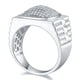 thumbnail image 2 of Anillos de Moissanita Hip Hop con Acabado iced out Color D/ E VVS1 Anillos de Plata Esterlina S925 con Diamantes Pavé Anillos de Moissanita Meñique para Hombre, 2 of 8
