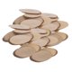 thumbnail image 2 of Rebanadas De Madera De árboles Naturales óvales De 40 Piezas Para Decoraciones De Casas De Boda Rústicas, 2 of 5