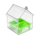 thumbnail image 2 of Comedero para pájaros, cuenco para baño de pájaros, jaula de baño multifunción, accesorios para periquitos, bañera para agapornis, periquitos y loros., 2 of 5