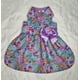 thumbnail image 1 of Vestido mascota ajustable menta flores lila rosa talla S, 1 of 2
